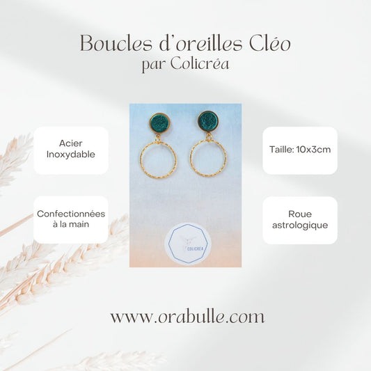 Boucles d'oreilles Cléo par Colicréa