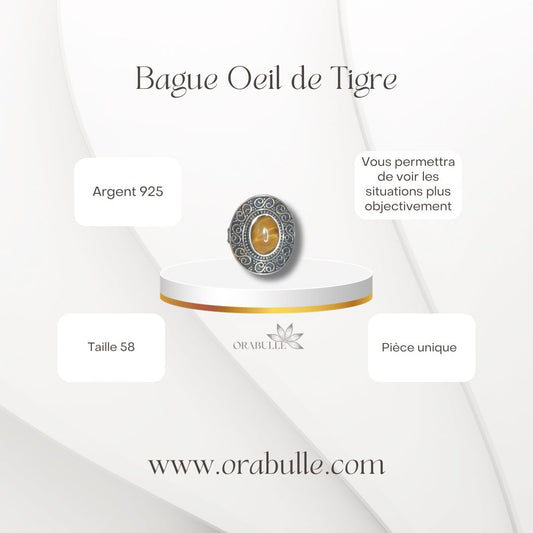 Bague Oeil de tigre 