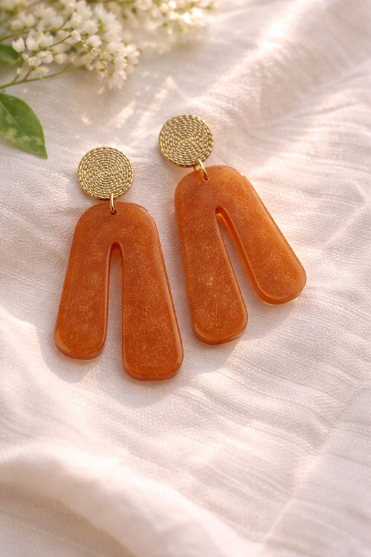 Boucles d’oreilles Terracotta Élégance boucles d'oreilles