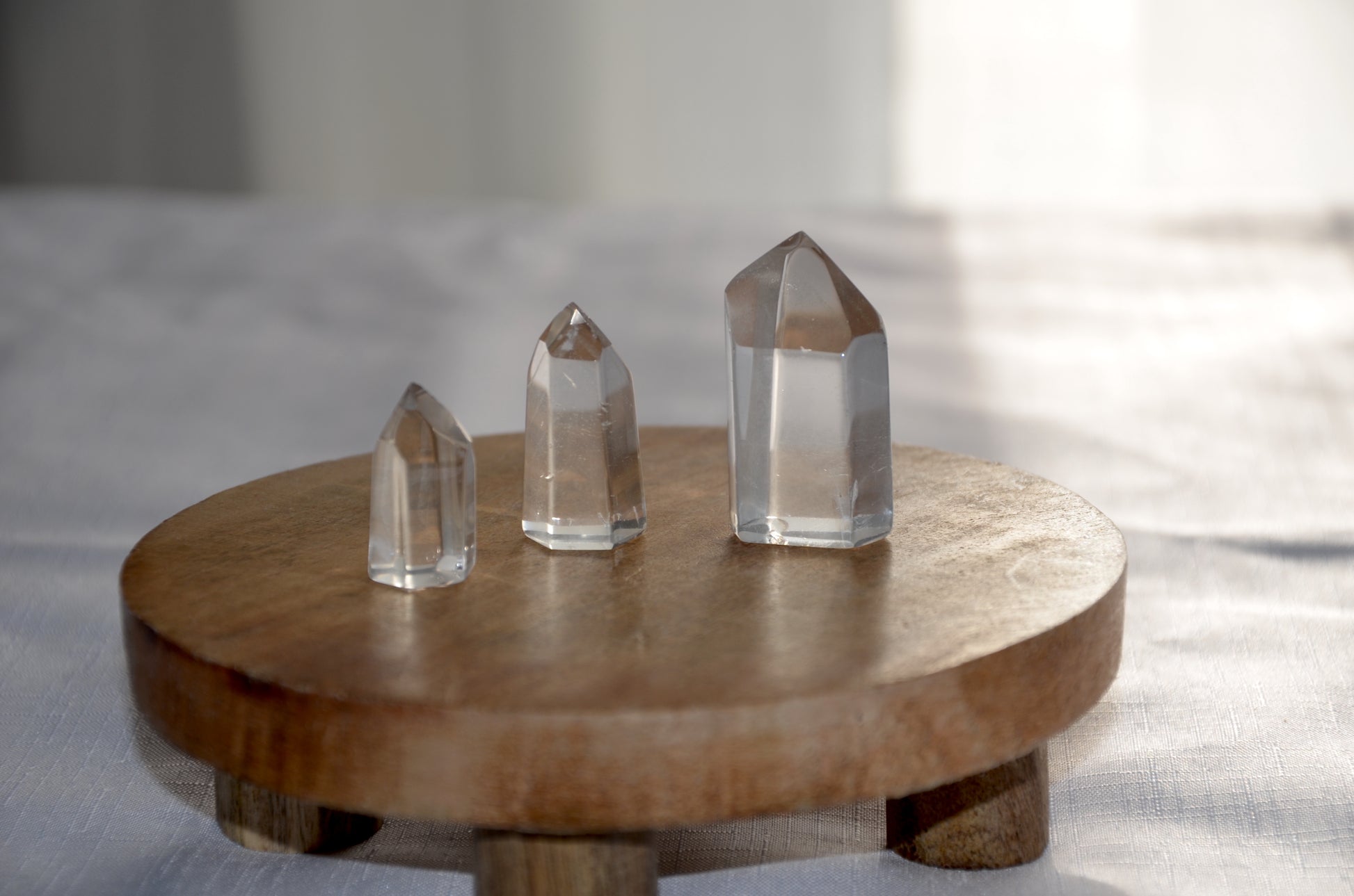 Petite Pointe Polie de Quartz | Cristal Naturel pour Méditation et Guérison 