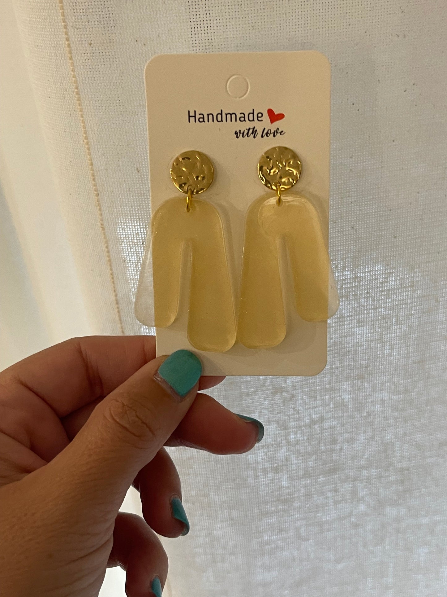 Boucles d’oreilles “Miel d’Aurore” – Lumière & Douceur