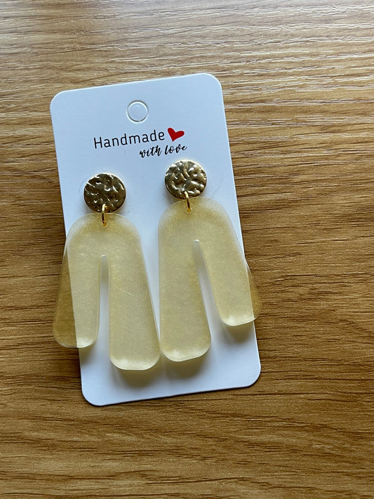 Boucles d’oreilles “Miel d’Aurore” – Lumière & Douceur