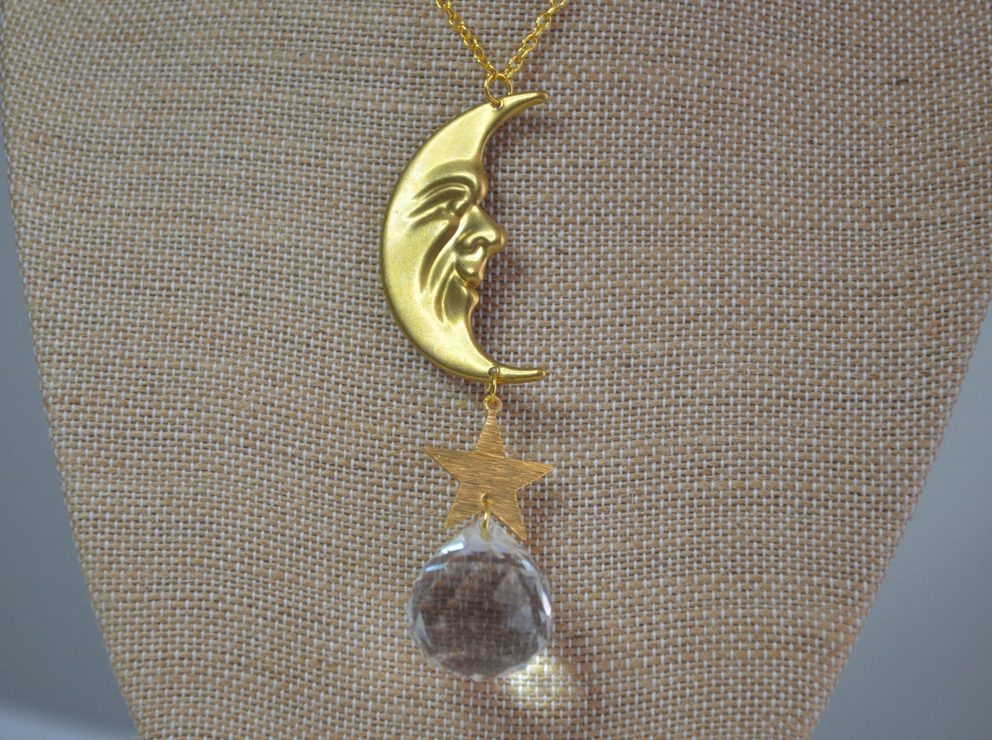 Suncatcher Lune et Cristal par Noémie Zomby