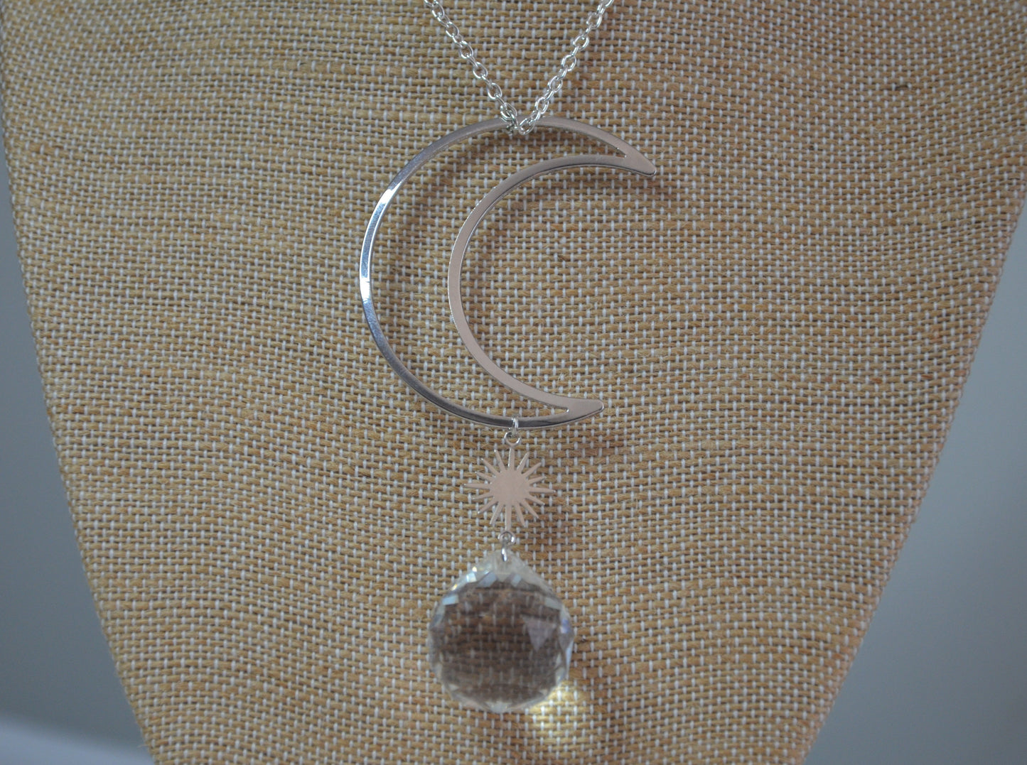 Suncatcher Lune et Cristal