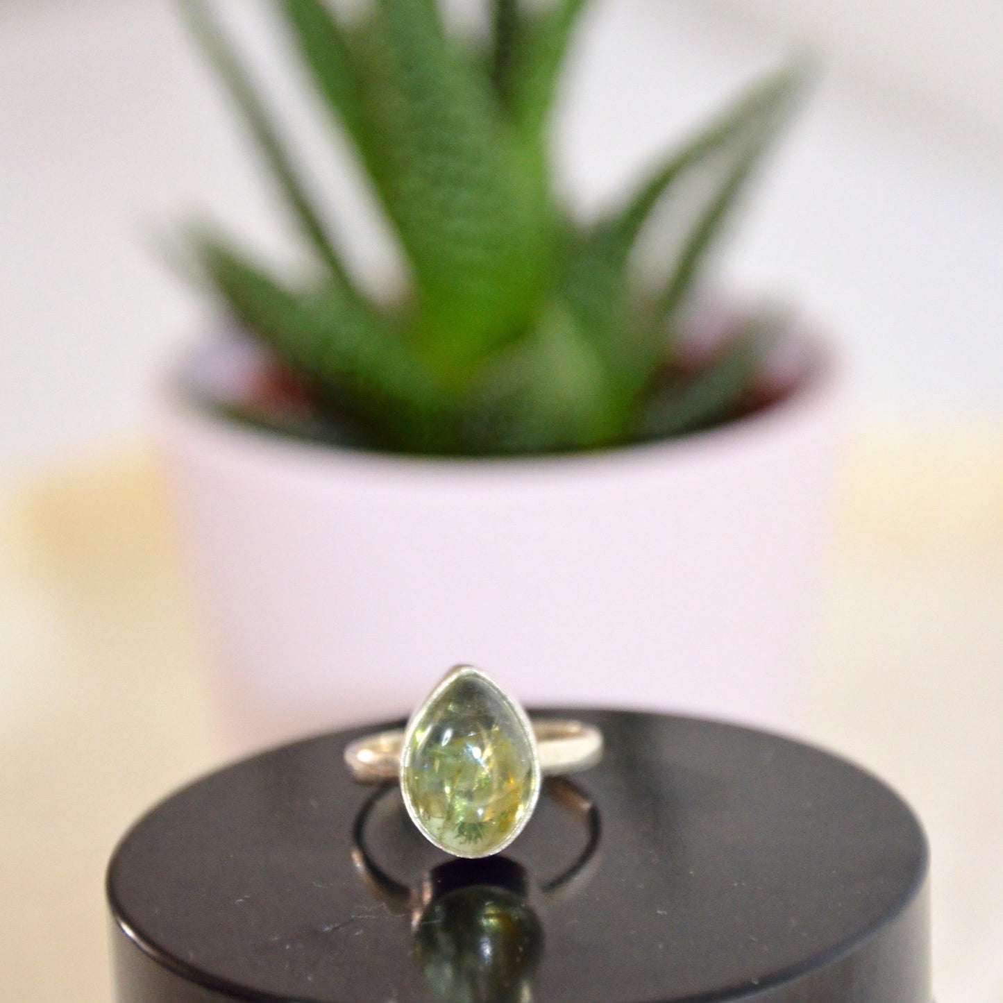 Bague Tourmaline verte 